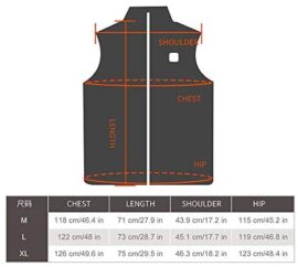 GREAHWD Gilet chauffant, veste chauffante légère et réglable pour hommes et femmes alimentée par USB, manteau chauffant pour les sports de plein air GREAHWD Gilet chauffant, veste chauffante légère et réglable pour hommes et femmes alimentée par USB, manteau chauffant pour les sports de plein air 7