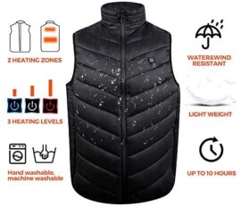 GREAHWD Gilet chauffant, veste chauffante légère et réglable pour hommes et femmes alimentée par USB, manteau chauffant pour les sports de plein air GREAHWD Gilet chauffant, veste chauffante légère et réglable pour hommes et femmes alimentée par USB, manteau chauffant pour les sports de plein air 2