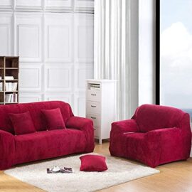 HALOVIE Housse de Canapé Extensible Epaissie en Peluche Protection du Sofa Universelle Revêtement de Canapé avec Taie d’oreiller Housse de Fauteuil Confortable pour Salon Chambre Maison HALOVIE Housse de Canapé Extensible Epaissie en Peluche Protection du Sofa Universelle Revêtement de Canapé avec Taie d’oreiller Housse de Fauteuil Confortable pour Salon Chambre Maison 5