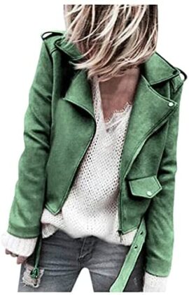 Dasongff Veste Courte en Faux Suede Moto Femme Courte Blouson en Simili-Cuir Femme Blouson Manches Longues Femmes Biker Grande Taille Veste Court Elegante De Style Motard Jacket Overcoat Dasongff Veste Courte en Faux Suede Moto Femme Courte Blouson en Simili-Cuir Femme Blouson Manches Longues Femmes Biker Grande Taille Veste Court Elegante De Style Motard Jacket Overcoat