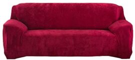 HALOVIE Housse de Canapé Extensible Epaissie en Peluche Protection du Sofa Universelle Revêtement de Canapé avec Taie d’oreiller Housse de Fauteuil Confortable pour Salon Chambre Maison HALOVIE Housse de Canapé Extensible Epaissie en Peluche Protection du Sofa Universelle Revêtement de Canapé avec Taie d’oreiller Housse de Fauteuil Confortable pour Salon Chambre Maison