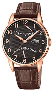 Lotus Hommes Multi-Cadrans Quartz Montre avec Bracelet en Cuir 18430/6