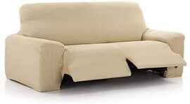 MAXIFUNDAS – Housse de canapé Relax 3 places 2 pieds Vega Beige clair MAXIFUNDAS – Housse de canapé Relax 3 places 2 pieds Vega Beige clair