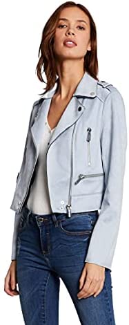 Morgan Perfecto Suédine Gramir Faux Leather Jacket Femme