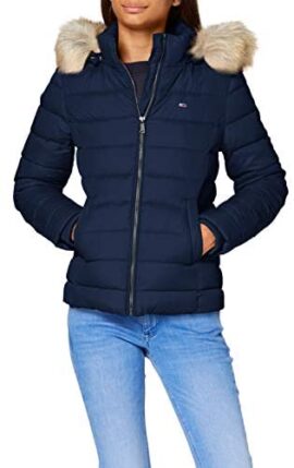 Tommy Jeans Tjw Basic Hooded Down Jacket Femme