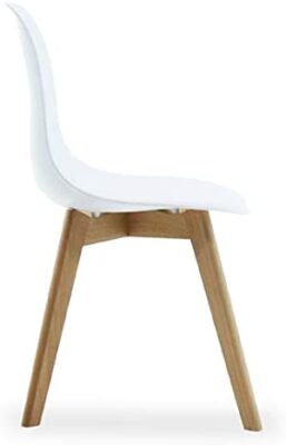 Life Interiors – Chaise de Salle à Manger Scandinave Blanche Rico – Salle à Manger, Cuisine, Coiffeuse (Blanc, 1) Life Interiors – Chaise de Salle à Manger Scandinave Blanche Rico – Salle à Manger, Cuisine, Coiffeuse (Blanc, 1) 2