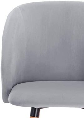 WOLTU Lot de 4 Chaise de Cuisine en Velours Fauteuil de Repas Salle à Manger, Gris, BH121gr-4 WOLTU Lot de 4 Chaise de Cuisine en Velours Fauteuil de Repas Salle à Manger, Gris, BH121gr-4 6