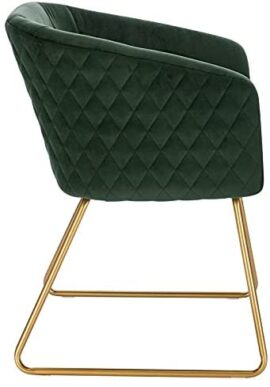 WOLTU 1 Chaise de Salle à Manger Chaise de Cuisine Chaise Salon en Velours,Fauteuil Chaise Pieds en métal doré,Vert Foncé BH271dgn-1 WOLTU 1 Chaise de Salle à Manger Chaise de Cuisine Chaise Salon en Velours,Fauteuil Chaise Pieds en métal doré,Vert Foncé BH271dgn-1 5