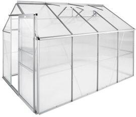 TecTake Serre de Jardin et Polycarbonate alu Tente abri Plante Jardinage – diverses modèles – (250x185x195 cm avec Base | no. 402475) TecTake Serre de Jardin et Polycarbonate alu Tente abri Plante Jardinage – diverses modèles – (250x185x195 cm avec Base | no. 402475) 3