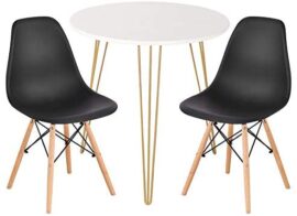 meihe Chaises Salle à Manger Lot de 4,Chaises de Cuisine-Chaise de Salle de Bureau/Style scandinave/Pieds en Bois de Hêtre Massif/Revêtement en Similicuir (noir-4pc) meihe Chaises Salle à Manger Lot de 4,Chaises de Cuisine-Chaise de Salle de Bureau/Style scandinave/Pieds en Bois de Hêtre Massif/Revêtement en Similicuir (noir-4pc) 8