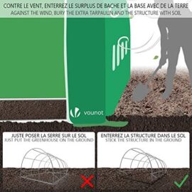 Serre de Jardin | Tunnel Serre de Jardin | Serre de Jardin Tunnel 12m2 en Acier galvanisé | Serre de Jardin maraichère Verte | Idéale pour Faire Pousser et protéger Vos Plantes en Toutes Saisons Serre de Jardin | Tunnel Serre de Jardin | Serre de Jardin Tunnel 12m2 en Acier galvanisé | Serre de Jardin maraichère Verte | Idéale pour Faire Pousser et protéger Vos Plantes en Toutes Saisons 4