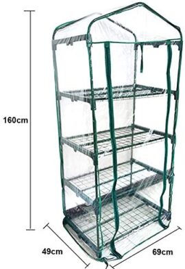 Skyoo Housse de protection pour serre en PVC renforcé – Housse de rechange en PVC transparent uniquement Skyoo Housse de protection pour serre en PVC renforcé – Housse de rechange en PVC transparent uniquement 7