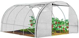 IDMarket – Serre Tunnel de Jardin 4 Saisons 12m² Blanche Gamme maraichère Zebra 4x3M IDMarket – Serre Tunnel de Jardin 4 Saisons 12m² Blanche Gamme maraichère Zebra 4x3M