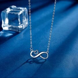 J.Endéar Collier Infini pour Femme en Argent 925, Collier Coeur pour Enfant Fille,Coffret Cadeau de Marque J.Endéar Collier Infini pour Femme en Argent 925, Collier Coeur pour Enfant Fille,Coffret Cadeau de Marque 4