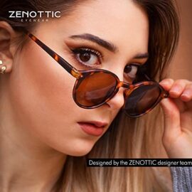 ZENOTTIC Lunette de soleil polarisé Rétro Classique Ronde Rétro Lunettes de soleil UV400 Cadre Homme Femme ZENOTTIC Lunette de soleil polarisé Rétro Classique Ronde Rétro Lunettes de soleil UV400 Cadre Homme Femme 2