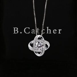 B.Catcher Collier en Argent, Zircone cubique, Pendentif Gemini, La fête Des Mères, Pour les fêtes, les anniversaires, les mariages B.Catcher Collier en Argent, Zircone cubique, Pendentif Gemini, La fête Des Mères, Pour les fêtes, les anniversaires, les mariages 4