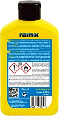 Rain-X 26013, Anti-pluie en flacon, Pare-brise voiture, vitres salles de bains, Original, 200ml Rain-X 26013, Anti-pluie en flacon, Pare-brise voiture, vitres salles de bains, Original, 200ml 2