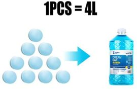 Liuer 100PCS Nettoyant Pare-Brise Voiture Auto Comprimé Effervescent Verre de Pare-Brise de Voiture Lave-Glace Voiture Nettoyage de Verres Comprimés Nettoyant Solide Pastilles(1PCS=4Litres) Liuer 100PCS Nettoyant Pare-Brise Voiture Auto Comprimé Effervescent Verre de Pare-Brise de Voiture Lave-Glace Voiture Nettoyage de Verres Comprimés Nettoyant Solide Pastilles(1PCS=4Litres) 3