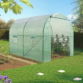 IDMarket – Serre Tunnel de Jardin 6M² Verte Gamme maraîchère Roma 2x3M IDMarket – Serre Tunnel de Jardin 6M² Verte Gamme maraîchère Roma 2x3M 2