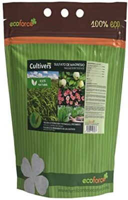 CULTIVERS Sulfate de Magnésium 1.5 kg Engrais Universel 100% Naturel Favorise la Croissance des Cultures, des Jardins et des Plantes d'Intérieur - Engrais Magnésium Haute Solubilité