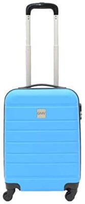 Chariot Cabine Valise Hand Dur Bagages Cabine Size GianMarcoVenturi 007_(Bleu)
