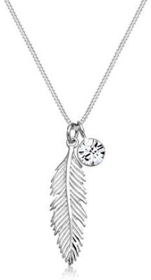 Elli Collier Femme Plume en Argent Sterling 925