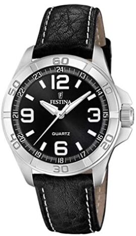 Festina Quartz Montre avec Bracelet en Cuir véritable F20444/1 Festina Quartz Montre avec Bracelet en Cuir véritable F20444/1