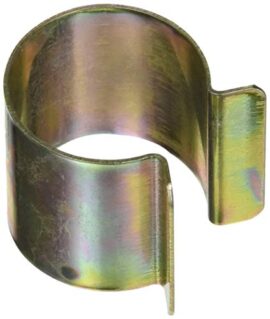 Lot de 20 clips métal revêtement Zinc 30mm x 30mm pour serre