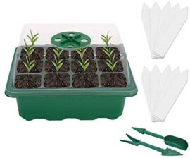 Mengxin 10 Pièce Plateaux de Culture Épaissir Mini Serre de Jardin 12 Trous avec Couvercle, Outils de Plantation, Étiquettes de Plantes Convient pour la Germination des Graines Mengxin 10 Pièce Plateaux de Culture Épaissir Mini Serre de Jardin 12 Trous avec Couvercle, Outils de Plantation, Étiquettes de Plantes Convient pour la Germination des Graines