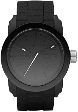 Montre pour homme Diesel, taille de boîtier de 44 mm, bracelet en silicone Montre pour homme Diesel, taille de boîtier de 44 mm, bracelet en silicone