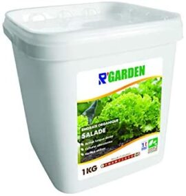 R’Garden | Engrais Organique Mixte Salade | Engrais Ecologique | Fertilisant Naturel | Nourrit en Profondeur | Facile d’Utilisation | 1KG