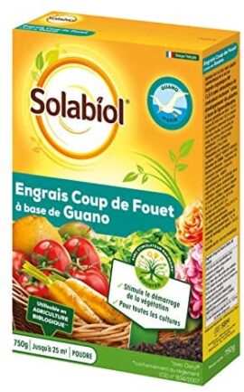 SOLABIOL SOGUA750N SOGUA750N-Engrais Coup De Fouet à Base de Guano-Stimule Le Démarage de la Végétation, Jaune SOLABIOL SOGUA750N SOGUA750N-Engrais Coup De Fouet à Base de Guano-Stimule Le Démarage de la Végétation, Jaune