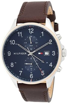 Tommy Hilfiger Mens Multi-Cadrans Quartz Montre avec Bracelet en Cuir 1791712 Tommy Hilfiger Mens Multi-Cadrans Quartz Montre avec Bracelet en Cuir 1791712