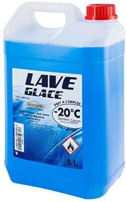 WERKA PRO - 6524 PERALINE 6524-Lave Glace-Bidon de 5 litres-Spécial hiver-20°c-Dégraisse et élimine Insectes et salissures du Pare-Brise