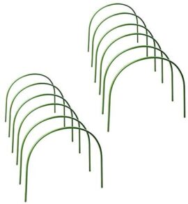 æ— Lot de 12 cerceaux de serre de jardin durables - Support de serre tunnel pour serre de jardin