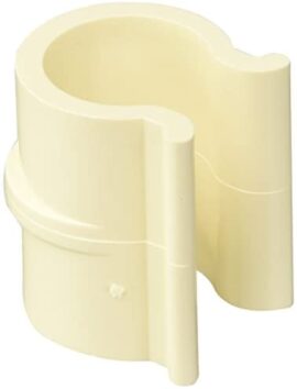 maniver arc105 Clips en platstica fermatelo pour serres, 20 mm, 10 pièces, blanc