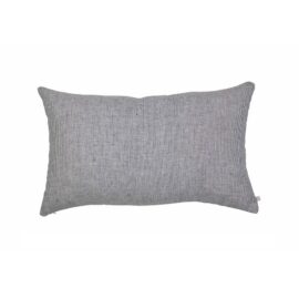 Housse de coussin en lin rayée noir et blanc 40×65 cm Housse de coussin en lin rayée noir et blanc 40×65 cm