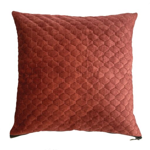 Housse de coussin grenat 45x45 cm