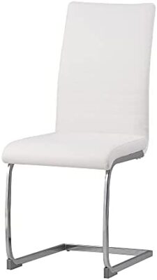 Albatros Chaise Cantilever BURANO Lot de 4 chaises, Blanc, testé par SGS Albatros Chaise Cantilever BURANO Lot de 4 chaises, Blanc, testé par SGS 8