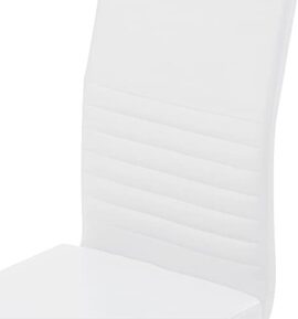 Albatros Chaise Cantilever BURANO Lot de 4 chaises, Blanc, testé par SGS Albatros Chaise Cantilever BURANO Lot de 4 chaises, Blanc, testé par SGS 9