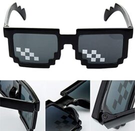 Comius Sharp 3 Pack Lunettes de Soleil Thug Life, MLG Pixelated Lunettes de Soleil, Lunettes de Soleil Hommes Femmes en Verre 8 Bits Pixel Mosaic Props Unisexe Lunettes de Soleil Comius Sharp 3 Pack Lunettes de Soleil Thug Life, MLG Pixelated Lunettes de Soleil, Lunettes de Soleil Hommes Femmes en Verre 8 Bits Pixel Mosaic Props Unisexe Lunettes de Soleil 8