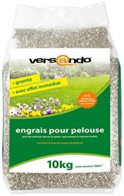 Engrais de printemps pour gazon longue durée versando Fertilisation 10 Kg pour environ 300 m² gazon vert toute l´année – pas de mousse ni de mauvaises herbes, type NPK Engrais de printemps pour gazon longue durée versando Fertilisation 10 Kg pour environ 300 m² gazon vert toute l´année – pas de mousse ni de mauvaises herbes, type NPK 4