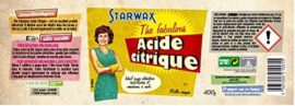 STARWAX FABULOUS Acide Citrique – 400g – Idéal pour Détartrer les Bouilloires et Cafetières STARWAX FABULOUS Acide Citrique – 400g – Idéal pour Détartrer les Bouilloires et Cafetières 2