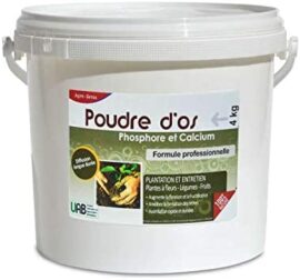 Agro Sens Engrais Poudre d'os Naturel pour Le Jardin. Seau 4 kg