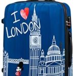 American Tourister Disney Legends Spinner M Valise Enfant, 65 cm, 62.5 L, Bleu (Take Me Away Mickey London)