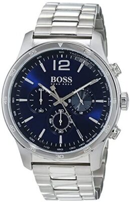 BOSS Homme Chronographe Quartz BOSS Montre avec Bracelet en Acier Inoxydable 1513527