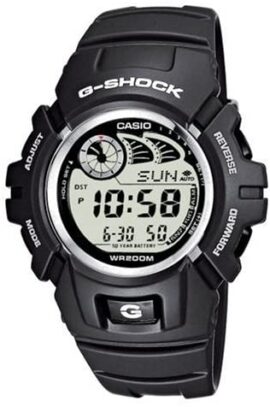 Casio G-SHOCK Homme Digital Quartz Montre avec Bracelet en Caoutchouc