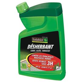 Désherbant cours, allées, terrasses naturel biocontrole 400 ml Désherbant cours, allées, terrasses naturel biocontrole 400 ml