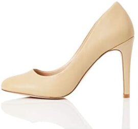 Marque Amazon - find. Prase Leather, Closed Toe Heels Femme