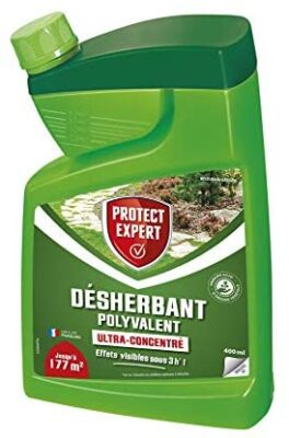 PROTECT EXPERT PROHERBIOB400 Désherbant Polyvalent Ultra Concentre 400 ML, Multicolore